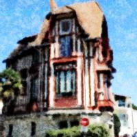 Habitation à pans de bois