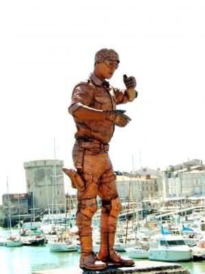 La Rochelle - Statue éphémère