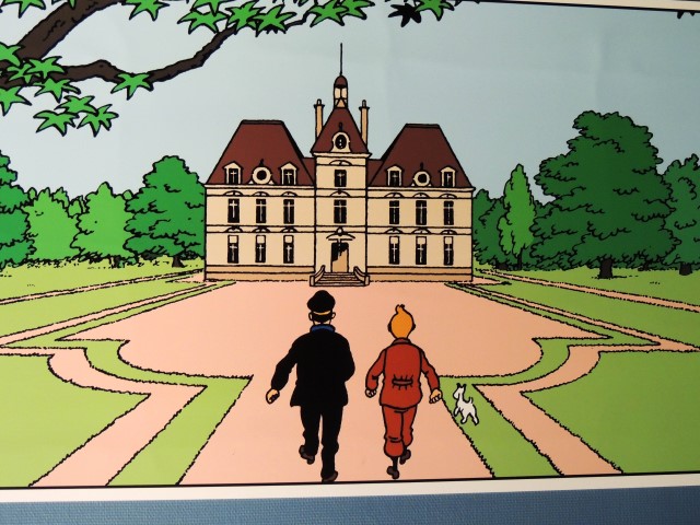 Quand Tintin et Haddock viennent à Cheverny...